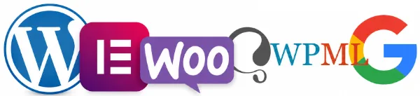 WordPress, WooCommerce, WPML, Google
