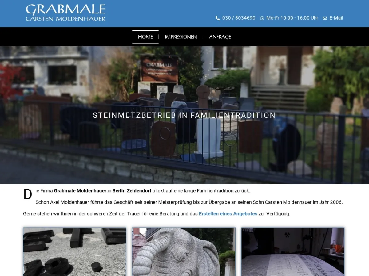 Grabmale Moldenhauer