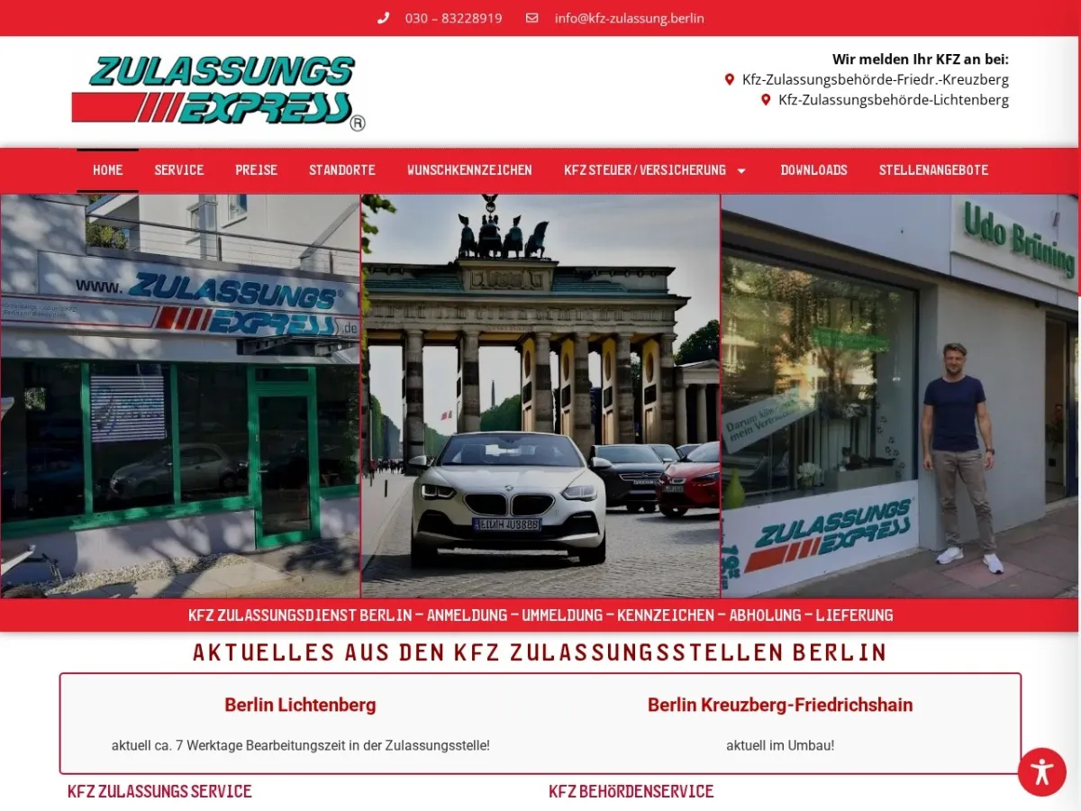 Kfz Zulassung