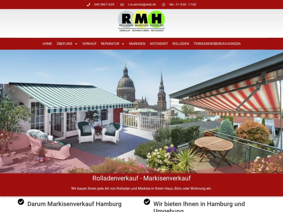 Rolladen Markisen Hamburg