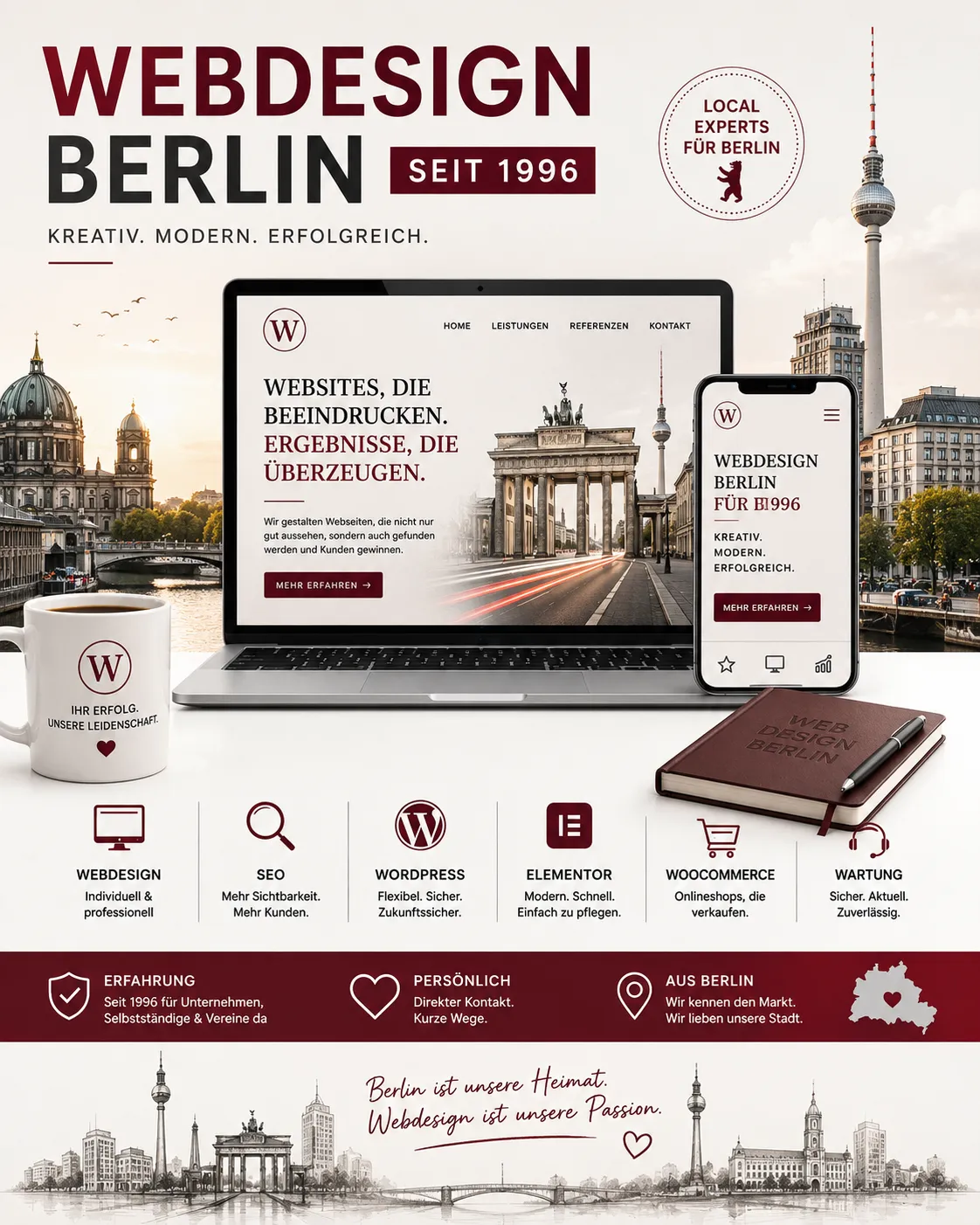 Rolf Richter und Mario Hillen – das Team von Webdesign Berlin in Stahnsdorf